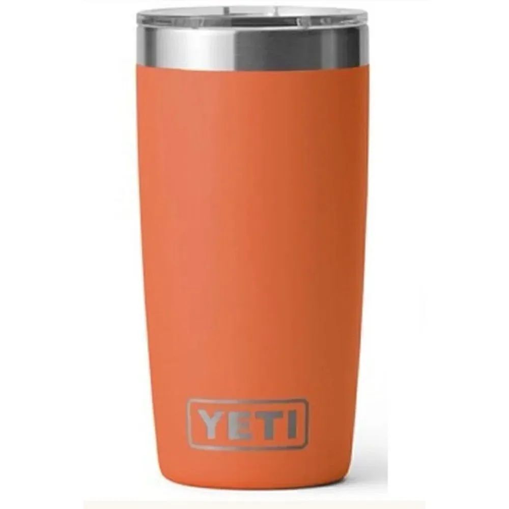 RARE YETI Orange Rambler 10 Oz Tumbler